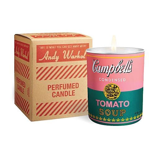 Andy WARHOL "Campbell" candle Pink/Green