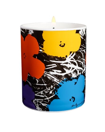 Andy WARHOL "Flowers - Purple" candle