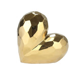 GOLD CERAMIC HEART 11.5"