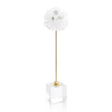 Large Floating Selenite Ball on Crystal Stand