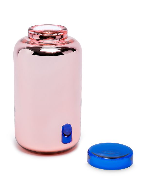 Rose Gold/Blue Tall Container
