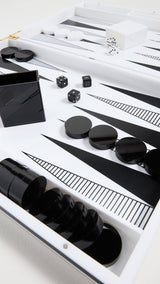 White and Black Backgammon - Acrylic