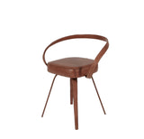 All Leather Chair-Saddle