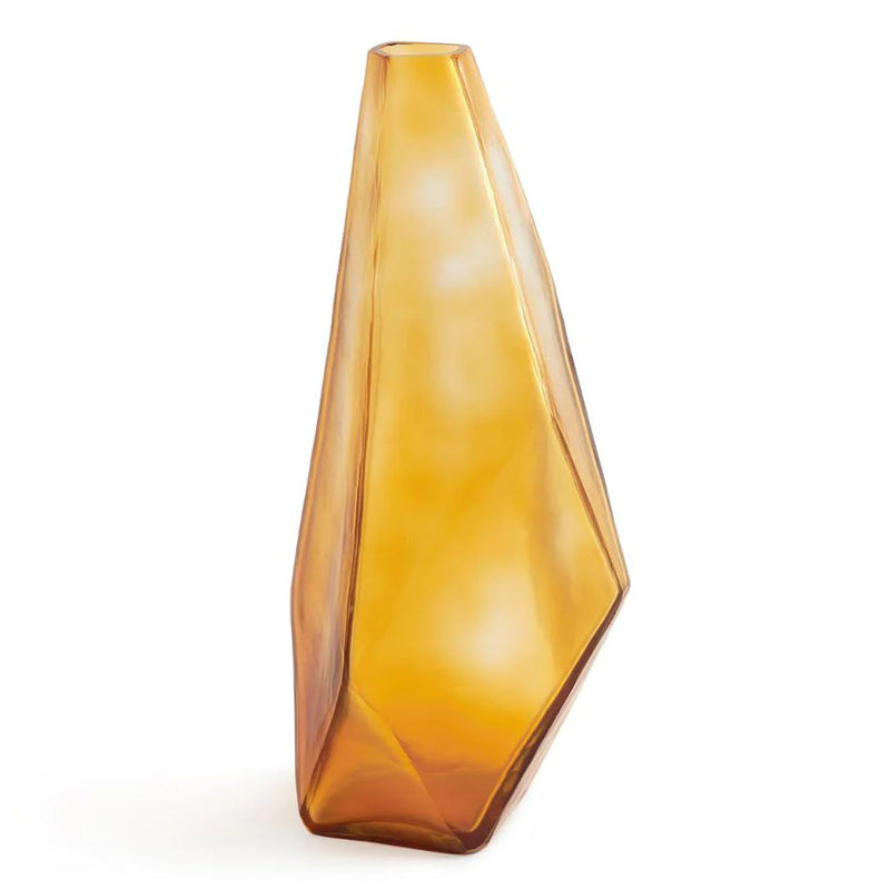 Asscher Vase, Amber