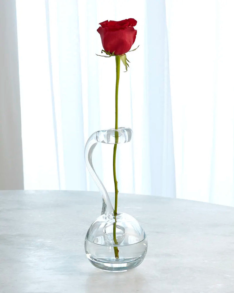 Clear Ring Flower Vase