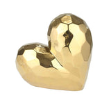 GOLD CERAMIC HEART 11.5"