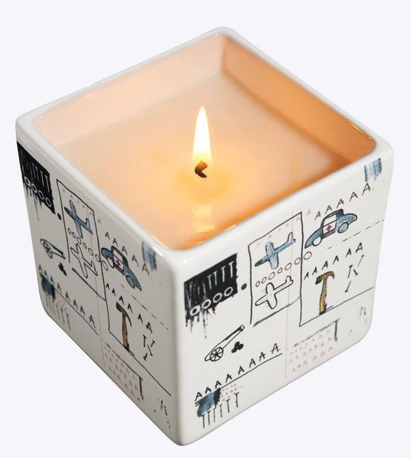 Jean-Michel BASQUIAT "AAA" square perfumed candle