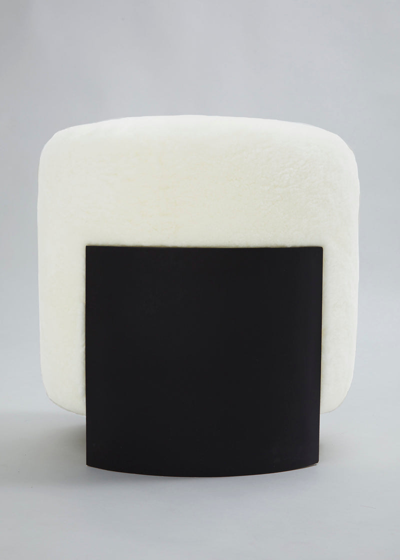 Shearling Ottoman