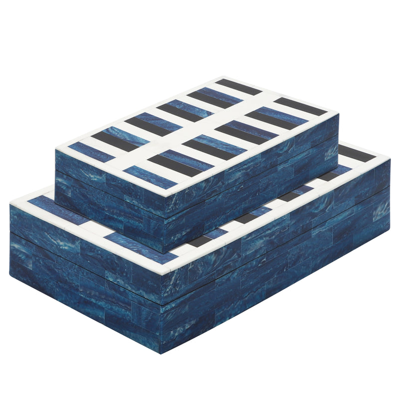 Resin S/2 Checkered Boxes