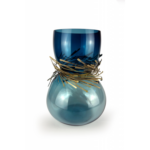 Vase CABARET - Blue/Teal